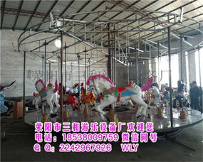 新款兒童游樂設施豪華轉馬HHZM 滎陽市三和游樂設備廠的專業研發與制造
